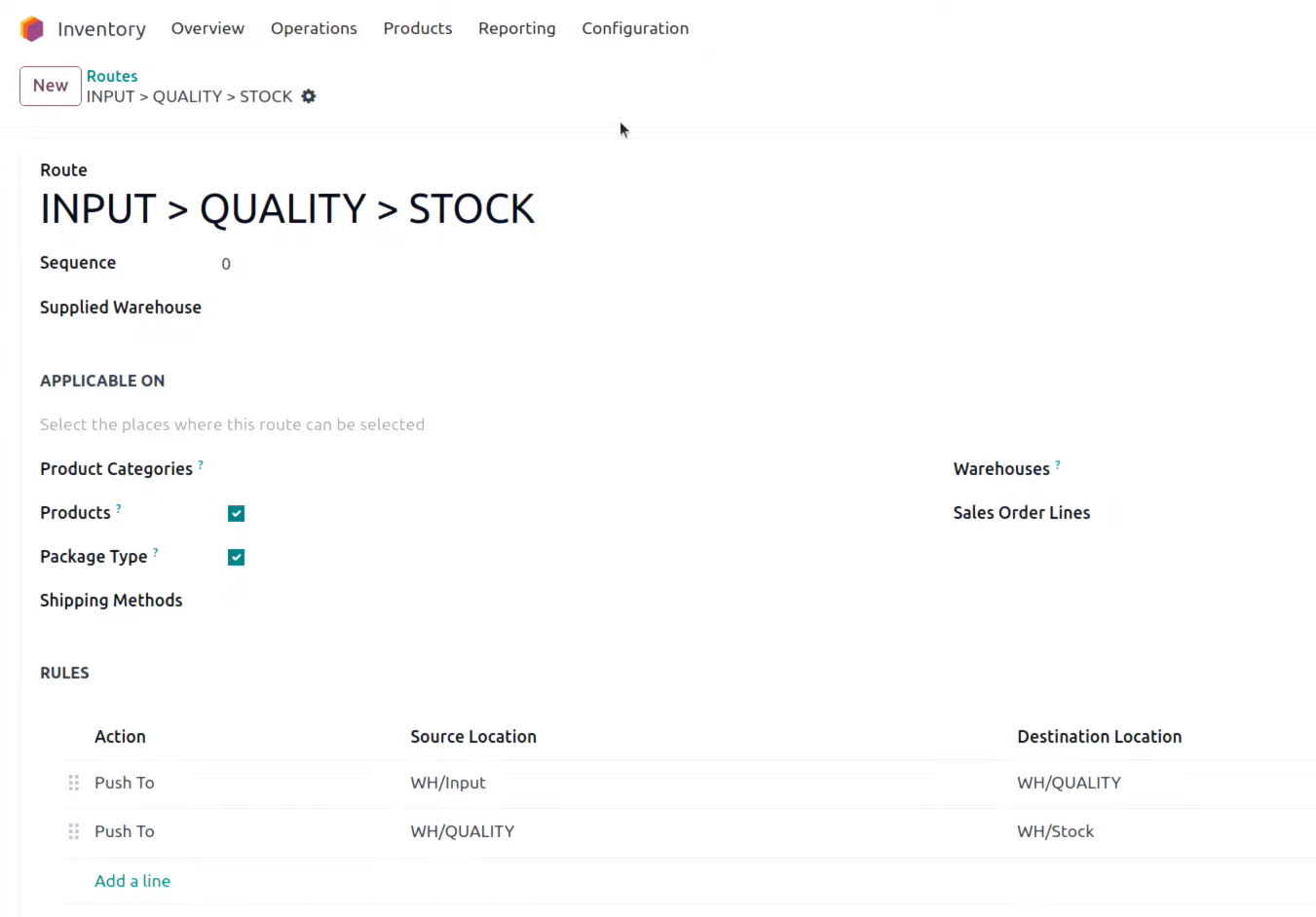 Routage basé sur le type de packaging