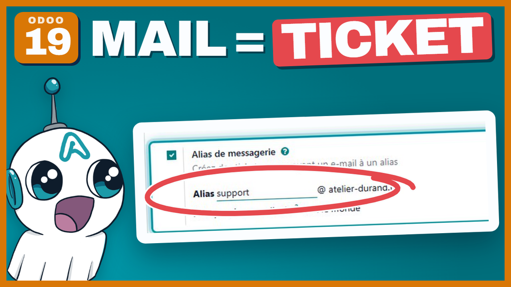 Relier une adresse support à Odoo avec Microsoft 365