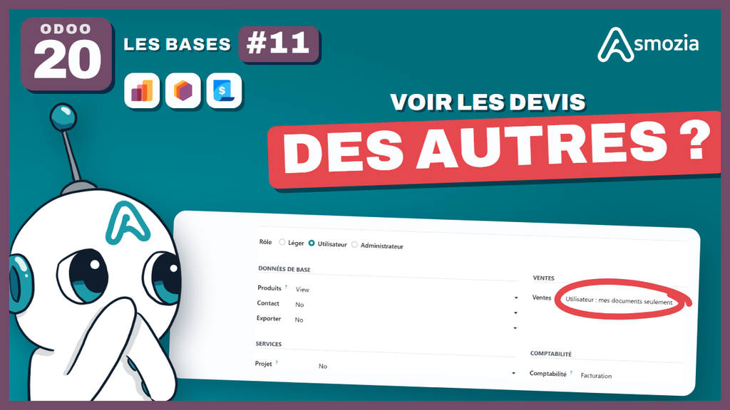Créer un utilisateur et régler ses droits